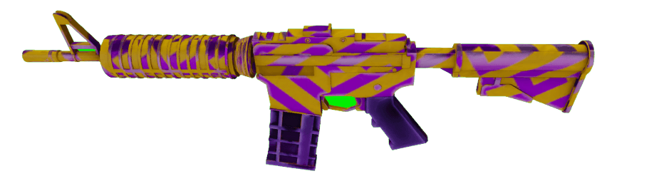 Purple Yellow Wrap (SilencerAR)