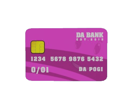 Credit Card Pink