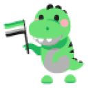 Aromantic T-Rex Sticker