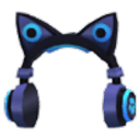 Blue Cat Ear Headphones