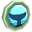 Breaked Whale Badge