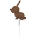 Chocolate Bunny Balloon