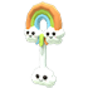 Clouds & Rainbow Rattle
