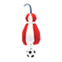 Denmark Soccer Earrings