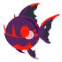 Dracula Fish Sticker