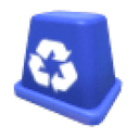 Eco Blue Recyling Bin Hat