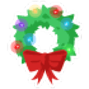 Festive Wreath Sticker
