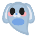 Ghost Bunny Sticker