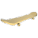 Gold Skateboard
