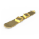 Gold Snowboard