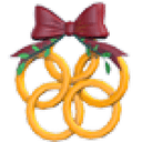 Golden Rings Flying Disc