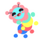 Gumball Caterpillar Sticker