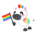 Happy Pride Zebra Sticker