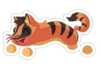 Jumping Banded Palm Civet Sticker