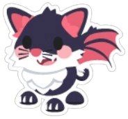 Kitty Bat Sticker