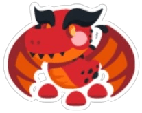 Lava Dragon Sticker