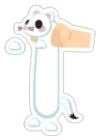 Long Ermine Sticker