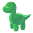 Long Neck Throw Toy Sticker