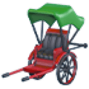 Lunar New Year Rickshaw Stroller