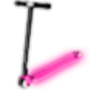 Neon Pink Scooter