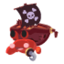 Pirate Hermit Crab Sticker