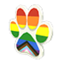 Pride Paw Flying Disc