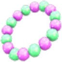 Purple & Green Beads