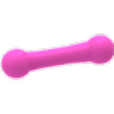 Rubber Bone Throw Toy