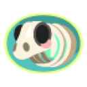 Sea Skeleton Panda Sticker