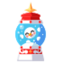 Snow Globe Sticker