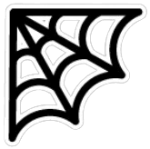 Spider Web Sticker