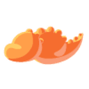 Stegosaurus Throw Toy Sticker