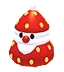Strawberry Santa Snack