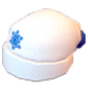 White Winter Hat