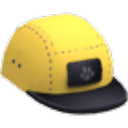 Yellow 5 Panel Cap