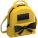 Yellow Designer Backpack