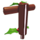 Yule Log Pogo Stick