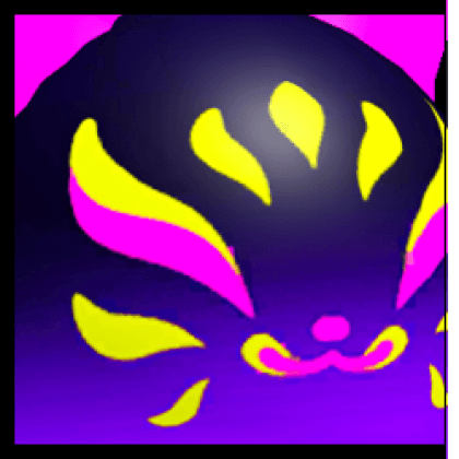 Huge UV Kitsune Ball