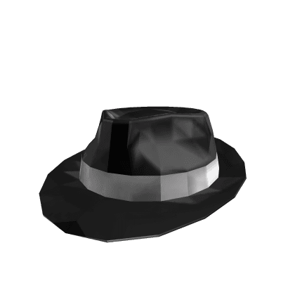 Black Sparkle Time Fedora