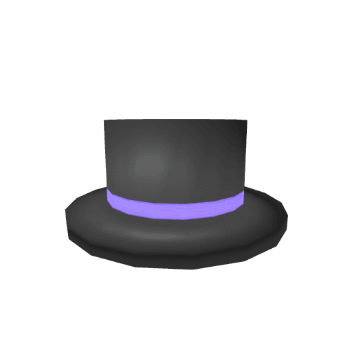 BIG: Purple Banded Top Hat