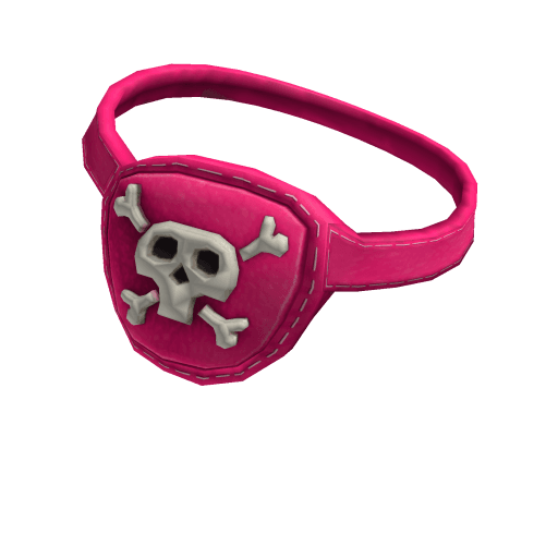 Neon Pink Pirate Patch