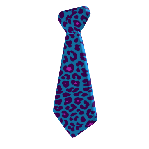 Neon Cheetah Tie