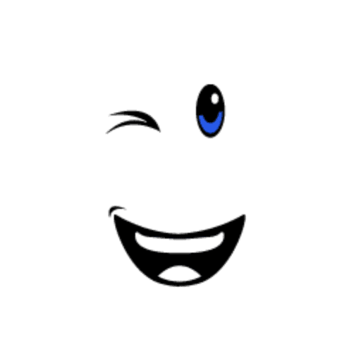 Blue Wistful Wink