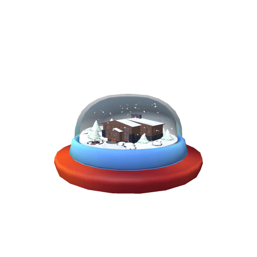 Winter Lodge Snowglobe