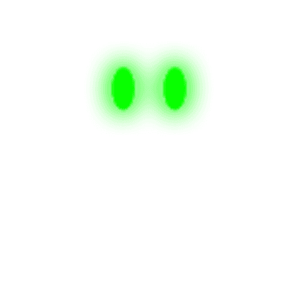 Green Glowing Eyes