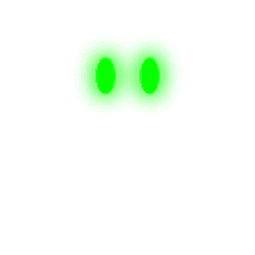 Green Glowing Eyes