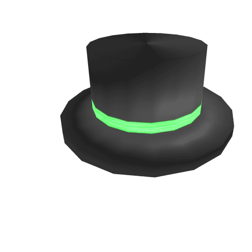 Green Banded Top Hat