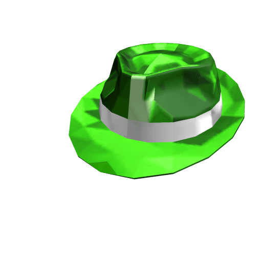 Green Sparkle Time Fedora