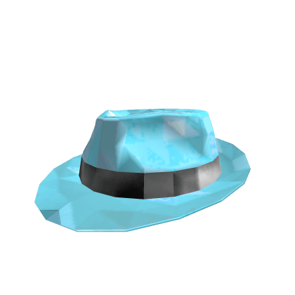 Sky Blue Sparkle Time Fedora