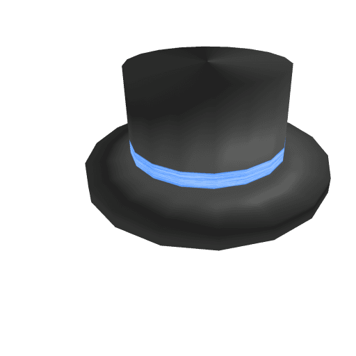 Blue Banded Top Hat